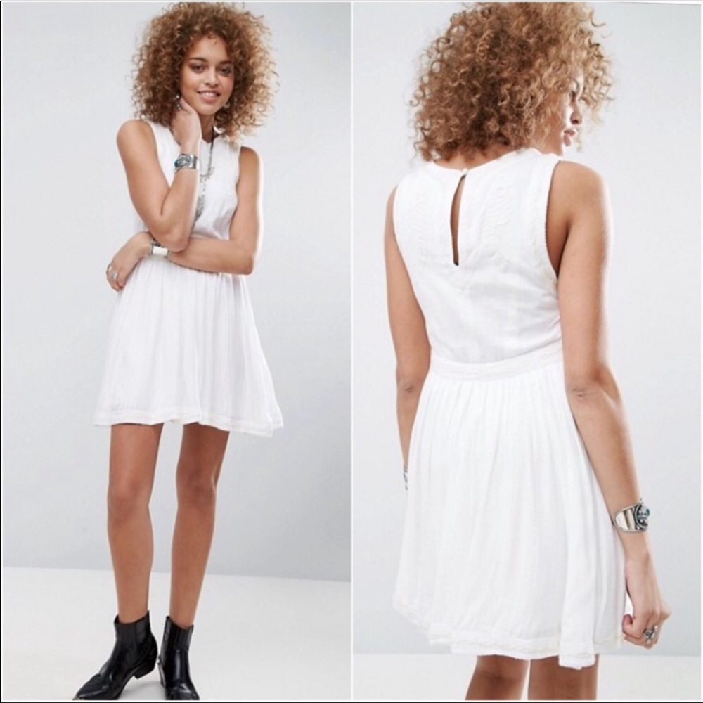 Free People Birds of a Feather dress in white